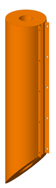 Mat. pour réhausse d'enneigeur cylin. biseauté ou trapézoida CO/MCDCRC200