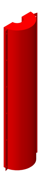 Matelas préformé demi-cylindrique - 2000 x 100 x 150 CO/MDCD100