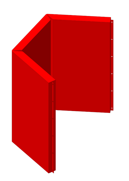 Matelas pour pylône en U Ø1020mm en 3 parties CO/MPEU75975