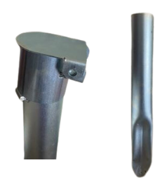 Embase en acier Galvanisé D.48 + capot FOUR48