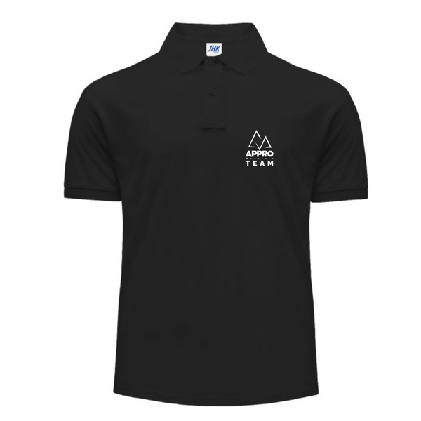 Polo adulte noir POLO001-N