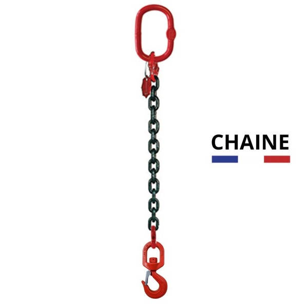 Chaine 5m + crochet émerillon + maille de tête 3T150 AC/PACKCHAINE