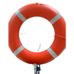 Bouée de sauvetage Norme Solas avec ligne de jet (L. 30m diam. 8mm) BOUESOLAS