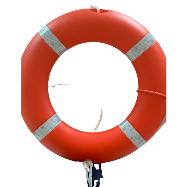 Bouée de sauvetage Norme Solas avec ligne de jet (L. 30m diam. 8mm) BOUESOLAS
