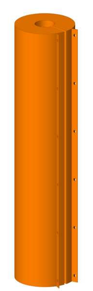 Matelas préformé cylindrique - 2000 x 150 x 150 CO/MCD150