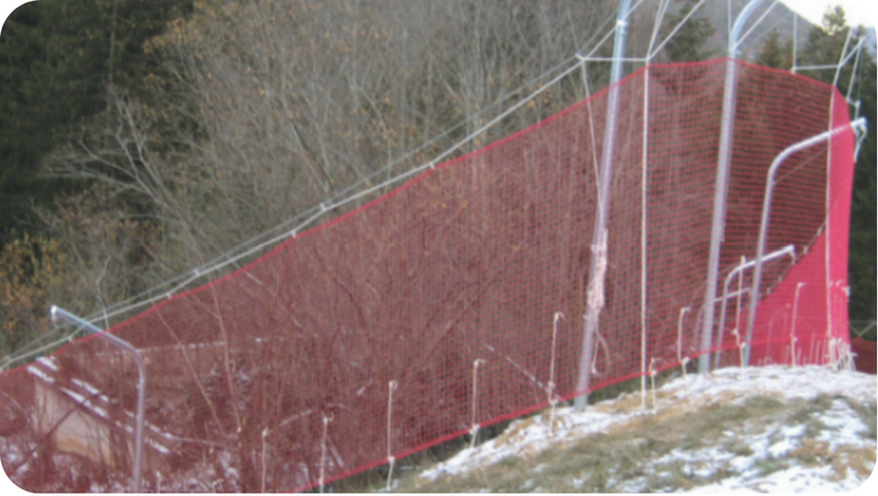 Filet de protection pistes normé S1 25mx2m - Fabriqué en Union Européenne FIL-S1-1.EU