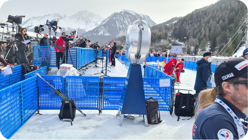 Barrière modulable de délimitation 2m x h 90 cm LI/12110