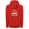 Sweat à Capuche Zippé adulte ROUGE SCZ001-R