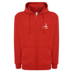 Sweat à Capuche Zippé adulte ROUGE SCZ001-R