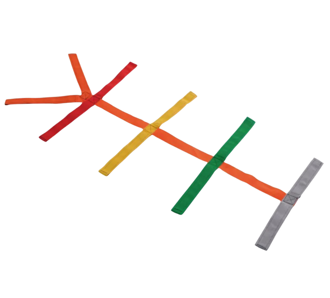 Sangle araignée de maintien patient (10 points) pour plan dur ST02035